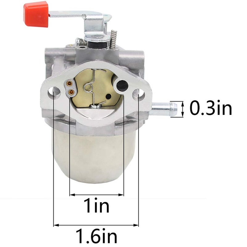 Yooppa 0C1535ASRV Carburetor with 78601 Air Filter for Generac 4000XL Carburetor Generac 4000EXL Nikki 97747 C1535 GN220 GH220HS W436BRE T44 35PDS396829 Sears Troy Built Portable 7.8HP Generators - Image 2